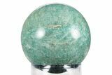 Chatoyant, Polished Amazonite Sphere - Madagascar #238439-1